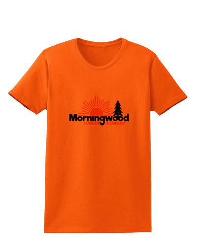 Morningwood Company Funny Womens T-Shirt by TooLoud-TooLoud-Orange-X-Small-Davson Sales