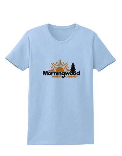 Morningwood Company Funny Womens T-Shirt by TooLoud-TooLoud-Light-Blue-X-Small-Davson Sales