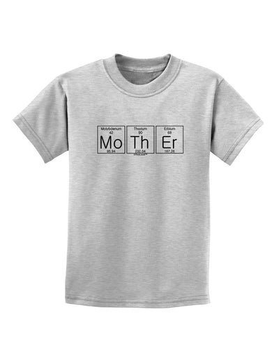 Mother - Periodic Table Childrens T-Shirt-Childrens T-Shirt-TooLoud-AshGray-X-Small-Davson Sales