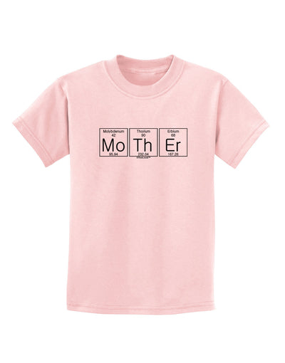 Mother - Periodic Table Childrens T-Shirt-Childrens T-Shirt-TooLoud-PalePink-X-Small-Davson Sales