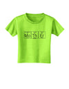 Mother - Periodic Table Toddler T-Shirt-Toddler T-Shirt-TooLoud-Lime-Green-2T-Davson Sales