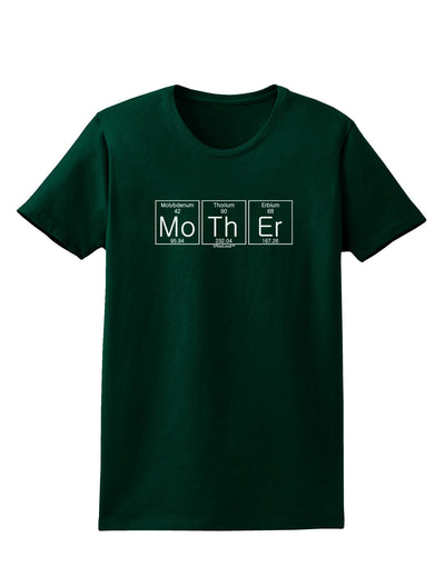 Mother - Periodic Table Womens Dark T-Shirt-TooLoud-Forest-Green-Small-Davson Sales