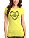 Mother is another word for love Juniors T-Shirt-Womens Juniors T-Shirt-TooLoud-Yellow-Small-Davson Sales