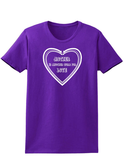 Mother is another word for love Womens Dark T-Shirt-TooLoud-Purple-X-Small-Davson Sales