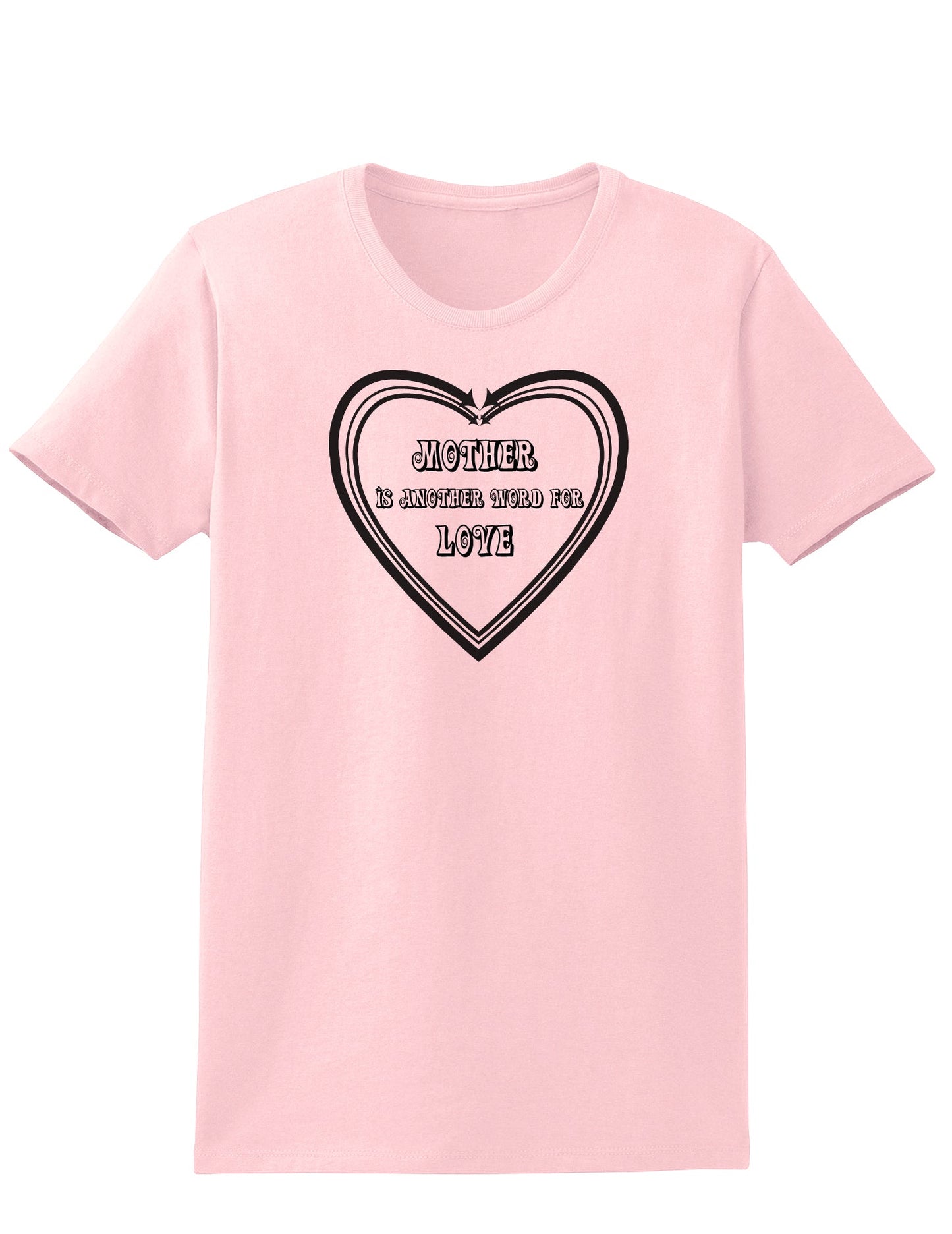 Mother is another word for love Womens T-Shirt-Womens T-Shirt-TooLoud-PalePink-X-Small-Davson Sales
