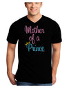 Mother of a Prince - Matching Mom and Son Design Adult Dark V-Neck T-Shirt by TooLoud-Mens V-Neck T-Shirt-TooLoud-Black-Small-Davson Sales