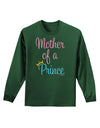 Mother of a Prince - Matching Mom and Son Design Adult Long Sleeve Dark T-Shirt by TooLoud-TooLoud-Dark-Green-Small-Davson Sales