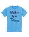 Mother of a Prince - Matching Mom and Son Design Childrens T-Shirt by TooLoud-Childrens T-Shirt-TooLoud-Aquatic-Blue-X-Small-Davson Sales