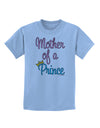 Mother of a Prince - Matching Mom and Son Design Childrens T-Shirt by TooLoud-Childrens T-Shirt-TooLoud-Light-Blue-X-Small-Davson Sales