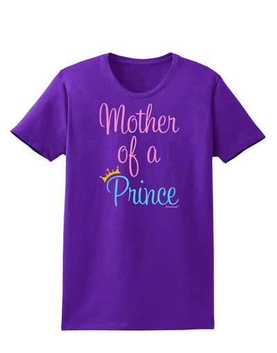 Mother of a Prince - Matching Mom and Son Design Womens Dark T-Shirt by TooLoud-Womens T-Shirt-TooLoud-Purple-X-Small-Davson Sales