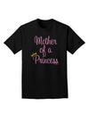 Mother of a Princess - Matching Mom and Daughter Design Adult Dark T-Shirt by TooLoud-Mens T-Shirt-TooLoud-Black-Small-Davson Sales