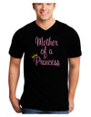 Mother of a Princess - Matching Mom and Daughter Design Adult Dark V-Neck T-Shirt by TooLoud-Mens V-Neck T-Shirt-TooLoud-Black-Small-Davson Sales