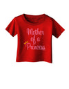 Mother of a Princess - Matching Mom and Daughter Design Infant T-Shirt Dark by TooLoud-Infant T-Shirt-TooLoud-Red-06-Months-Davson Sales