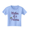 Mother of a Princess - Matching Mom and Daughter Design Toddler T-Shirt by TooLoud-Toddler T-Shirt-TooLoud-Aquatic-Blue-2T-Davson Sales