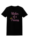 Mother of a Princess - Matching Mom and Daughter Design Womens Dark T-Shirt by TooLoud-Womens T-Shirt-TooLoud-Black-X-Small-Davson Sales