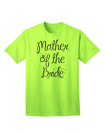 Mother of the Bride - Diamond Adult T-Shirt-Mens T-Shirt-TooLoud-Neon-Green-Small-Davson Sales