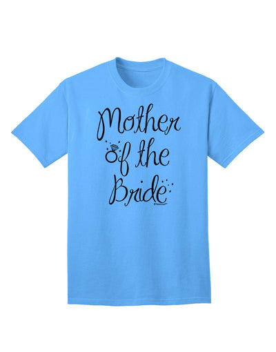 Mother of the Bride - Diamond Adult T-Shirt-Mens T-Shirt-TooLoud-Aquatic-Blue-Small-Davson Sales