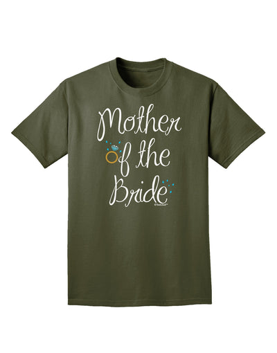 Mother of the Bride - Diamond - Color Adult Dark T-Shirt-Mens T-Shirt-TooLoud-Military-Green-Small-Davson Sales