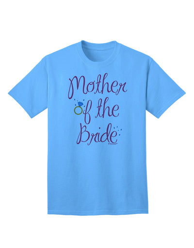 Mother of the Bride - Diamond - Color Adult T-Shirt-Mens T-Shirt-TooLoud-Aquatic-Blue-Small-Davson Sales