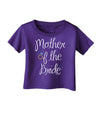 Mother of the Bride - Diamond - Color Infant T-Shirt Dark-Infant T-Shirt-TooLoud-Purple-06-Months-Davson Sales