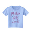 Mother of the Bride - Diamond - Color Toddler T-Shirt-Toddler T-Shirt-TooLoud-Aquatic-Blue-2T-Davson Sales
