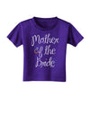 Mother of the Bride - Diamond - Color Toddler T-Shirt Dark-Toddler T-Shirt-TooLoud-Purple-2T-Davson Sales