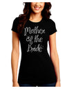 Mother of the Bride - Diamond Juniors Crew Dark T-Shirt-T-Shirts Juniors Tops-TooLoud-Black-Juniors Fitted Small-Davson Sales