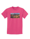 Mountain Forest Park Childrens Dark T-Shirt-Childrens T-Shirt-TooLoud-Sangria-X-Small-Davson Sales