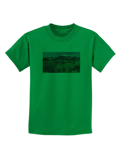 Mountain Forest Park Childrens T-Shirt-Childrens T-Shirt-TooLoud-Kelly-Green-X-Small-Davson Sales