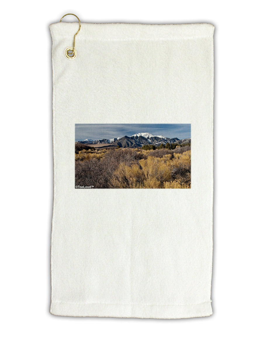 Mountain Forest Park Micro Terry Gromet Golf Towel 16 x 25 inch by TooLoud-Golf Towel-TooLoud-White-Davson Sales