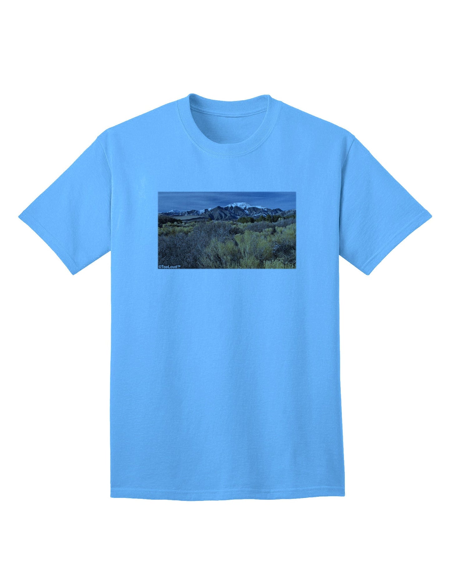 Mountain Forest Park - Premium Adult T-Shirt for Outdoor Enthusiasts-Mens T-shirts-TooLoud-Aquatic-Blue-Small-Davson Sales