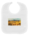 Mountain Forest Park Watercolor Baby Bib