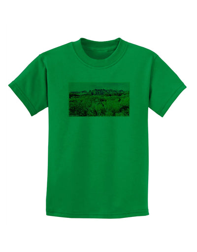 Mountain Forest Park Watercolor Childrens T-Shirt-Childrens T-Shirt-TooLoud-Kelly-Green-X-Small-Davson Sales