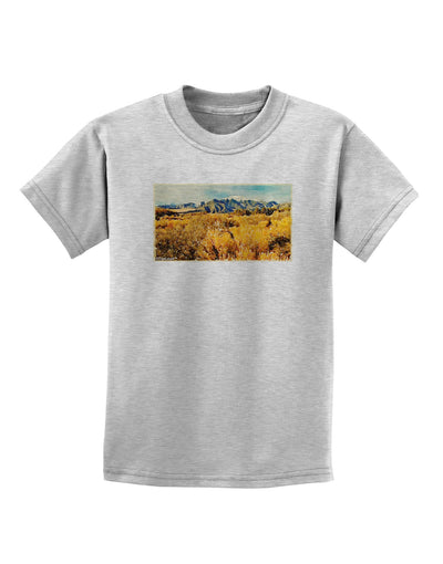 Mountain Forest Park Watercolor Childrens T-Shirt-Childrens T-Shirt-TooLoud-AshGray-X-Small-Davson Sales