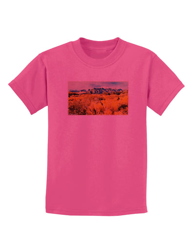 Mountain Forest Park Watercolor Childrens T-Shirt-Childrens T-Shirt-TooLoud-Sangria-X-Small-Davson Sales