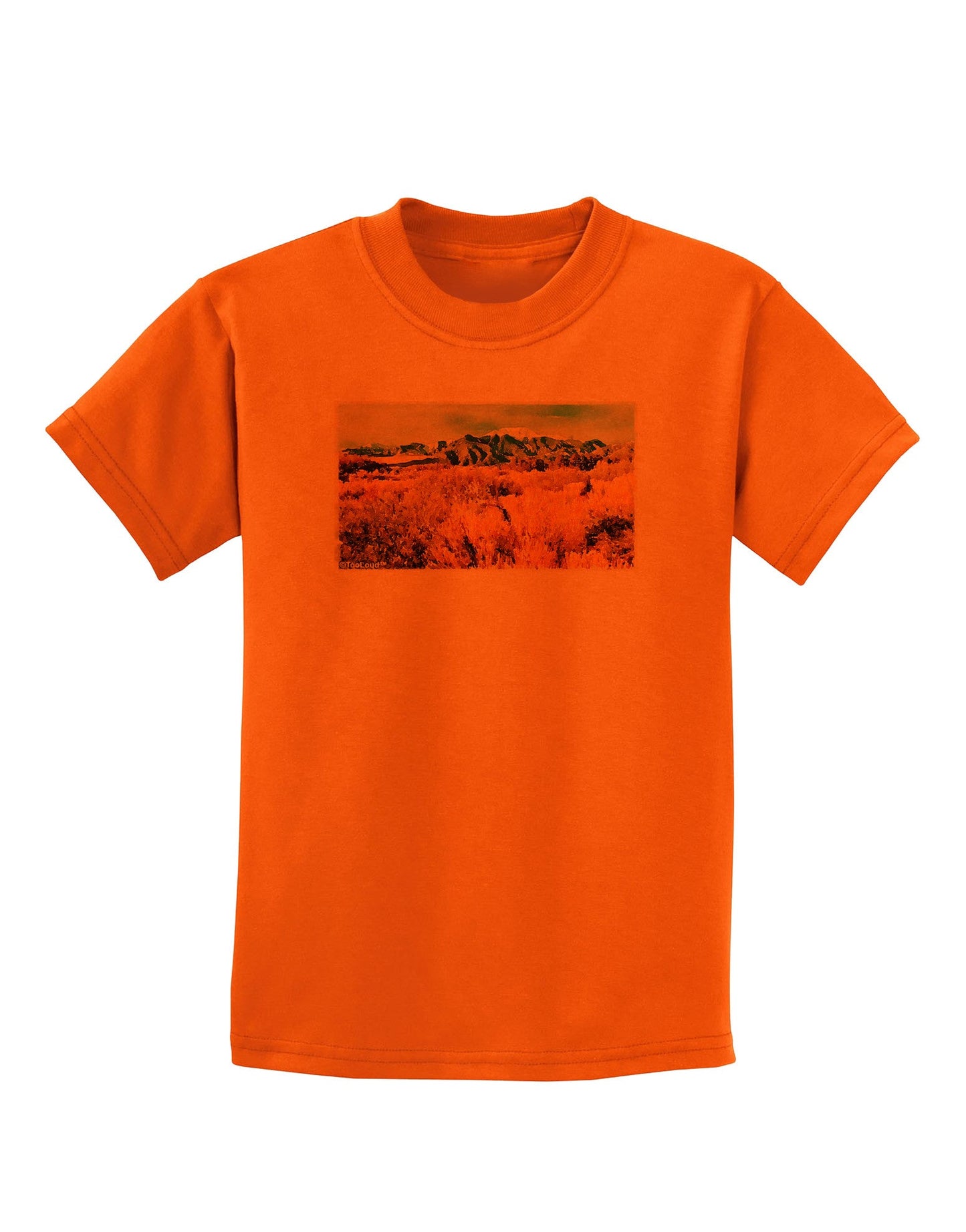 Mountain Forest Park Watercolor Childrens T-Shirt-Childrens T-Shirt-TooLoud-Orange-X-Small-Davson Sales