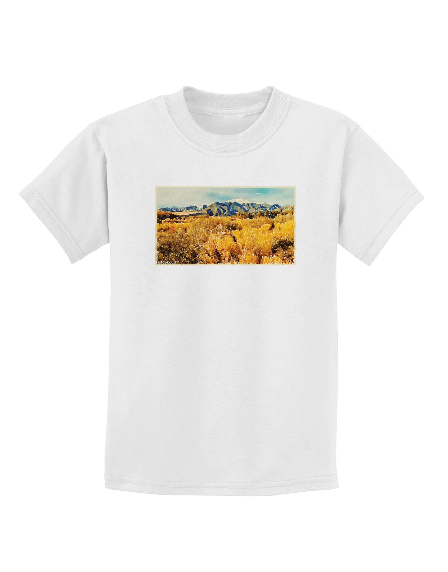 Mountain Forest Park Watercolor Childrens T-Shirt-Childrens T-Shirt-TooLoud-White-X-Small-Davson Sales