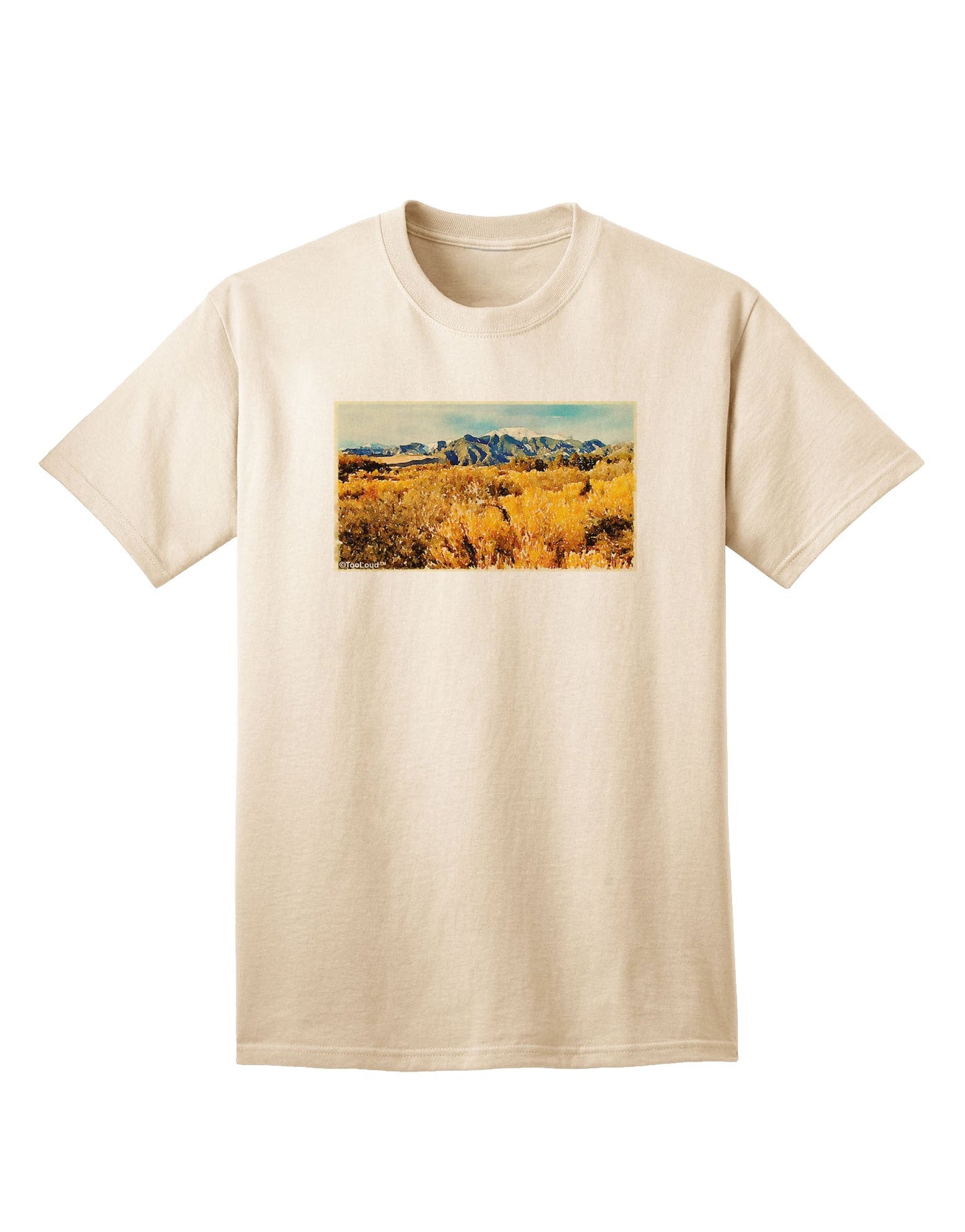 Mountain Forest Park Watercolor - Premium Adult T-Shirt for Outdoor Enthusiasts-Mens T-shirts-TooLoud-Natural-Small-Davson Sales