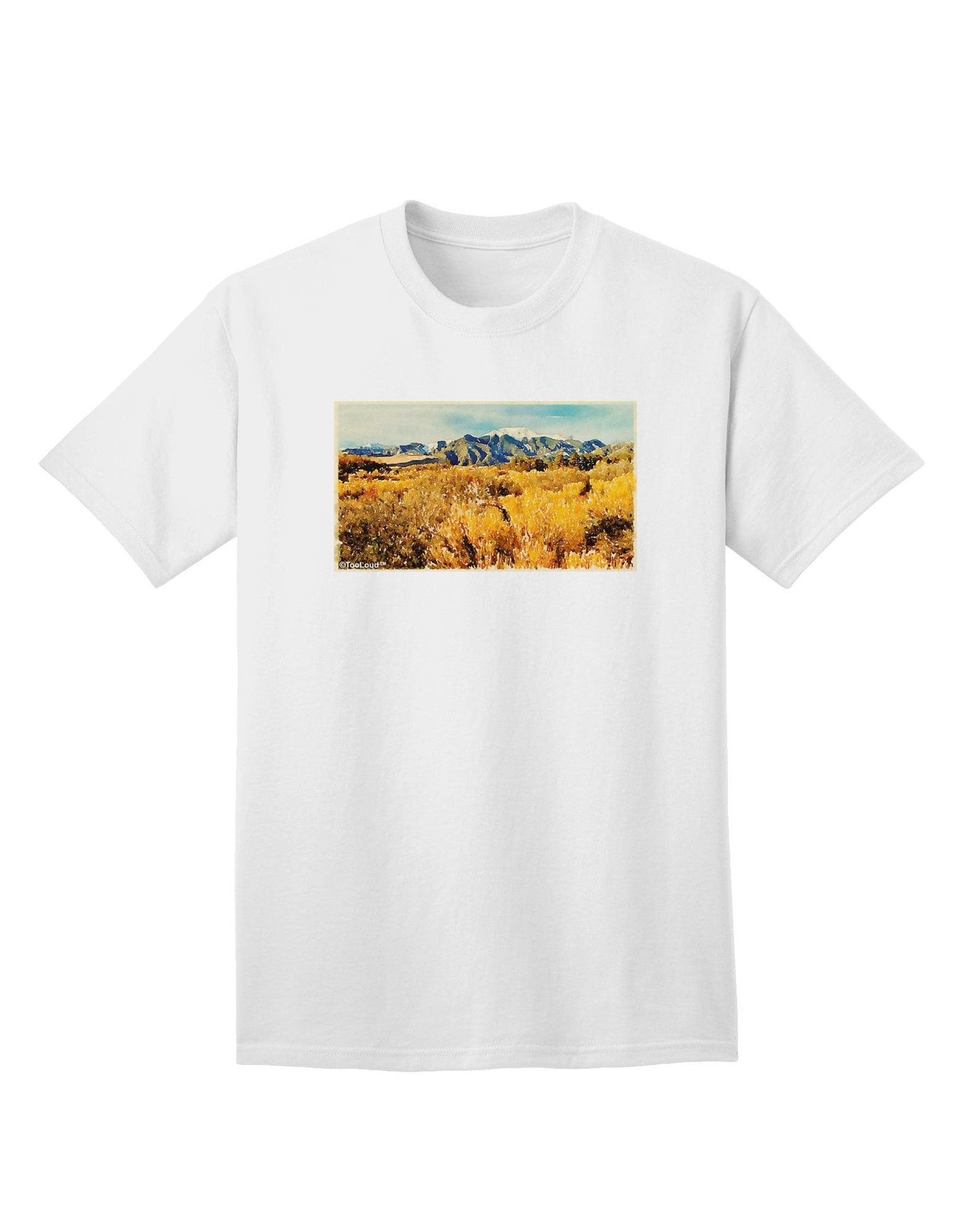 Mountain Forest Park Watercolor - Premium Adult T-Shirt for Outdoor Enthusiasts-Mens T-shirts-TooLoud-White-Small-Davson Sales