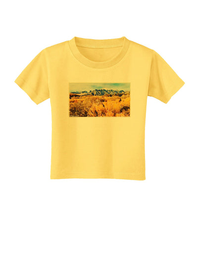 Mountain Forest Park Watercolor Toddler T-Shirt-Toddler T-Shirt-TooLoud-Yellow-2T-Davson Sales