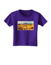 Mountain Forest Park Watercolor Toddler T-Shirt Dark-Toddler T-Shirt-TooLoud-Purple-2T-Davson Sales