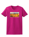 Mountain Forest Park Watercolor Womens Dark T-Shirt-TooLoud-Hot-Pink-Small-Davson Sales