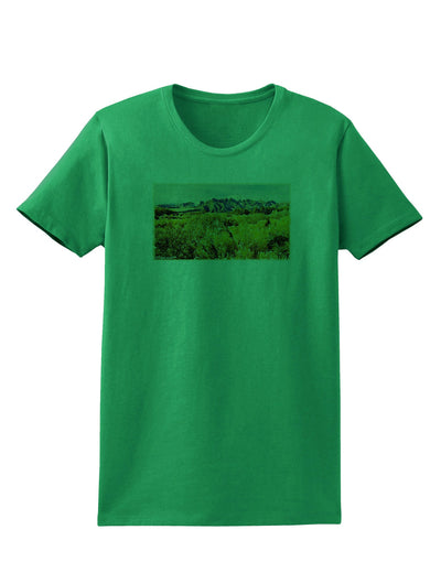 Mountain Forest Park Watercolor Womens T-Shirt-Womens T-Shirt-TooLoud-Kelly-Green-X-Small-Davson Sales