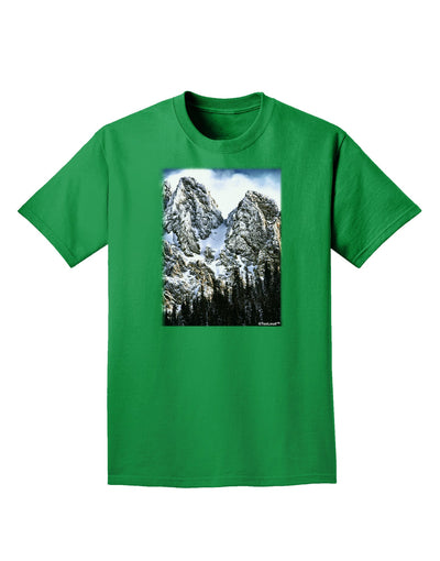 Mountain Landscape 2 Adult Dark T-Shirt-Mens T-Shirt-TooLoud-Kelly-Green-Small-Davson Sales