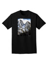 Mountain Landscape 2 Adult Dark T-Shirt-Mens T-Shirt-TooLoud-Black-Small-Davson Sales