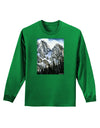 Mountain Landscape 2 Adult Long Sleeve Dark T-Shirt-TooLoud-Kelly-Green-Small-Davson Sales