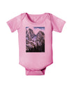 Mountain Landscape 2 Baby Romper Bodysuit-Baby Romper-TooLoud-Pink-06-Months-Davson Sales