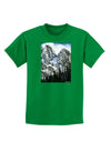 Mountain Landscape 2 Childrens Dark T-Shirt-Childrens T-Shirt-TooLoud-Kelly-Green-X-Small-Davson Sales