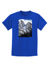 Mountain Landscape 2 Childrens Dark T-Shirt-Childrens T-Shirt-TooLoud-Royal-Blue-X-Small-Davson Sales