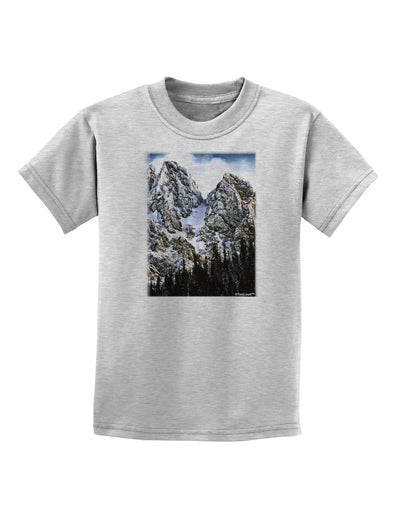 Mountain Landscape 2 Childrens T-Shirt-Childrens T-Shirt-TooLoud-AshGray-X-Small-Davson Sales